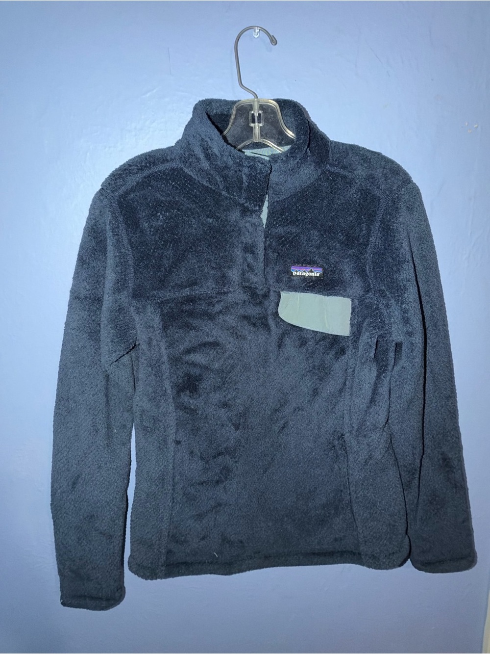 Patagonia Dark Navy Crewneck Fleece Pullover